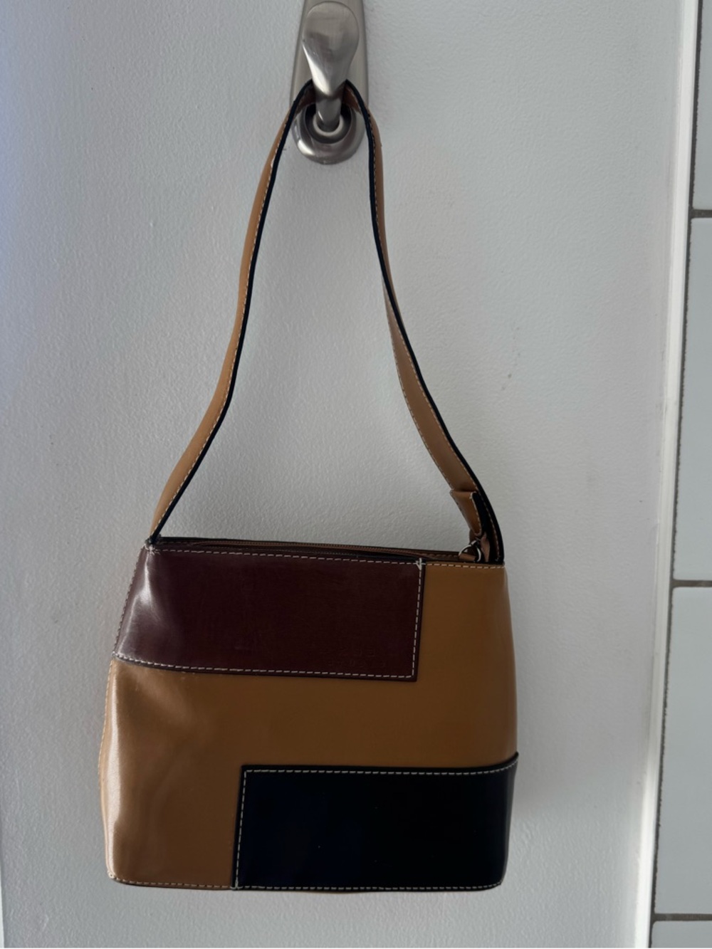 Vintage KGB Studios Colorblock Shoulder Bag